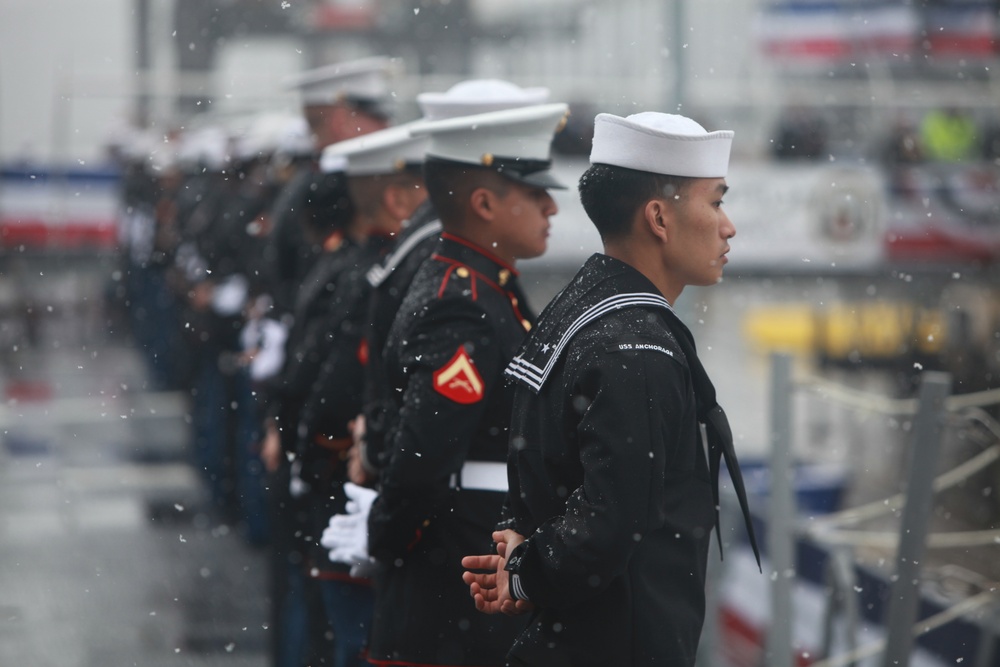 USS Anchorage Commissioning Ceremony