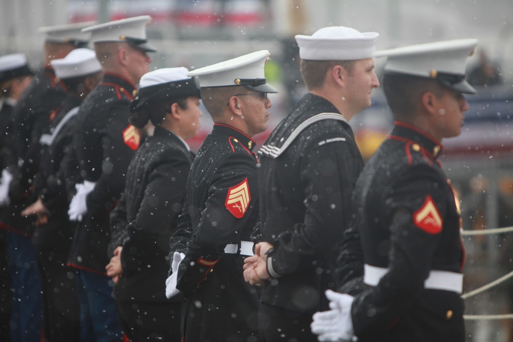 USS Anchorage Commissioning Ceremony