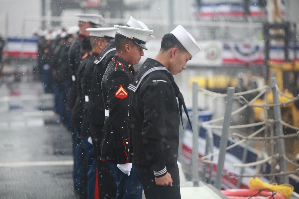 USS Anchorage Commissioning Ceremony