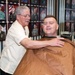 Barber commemorates 45 years serving paratroopers