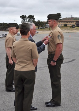 Counter intelligence Marine receives Bronze Star with combat “V”
