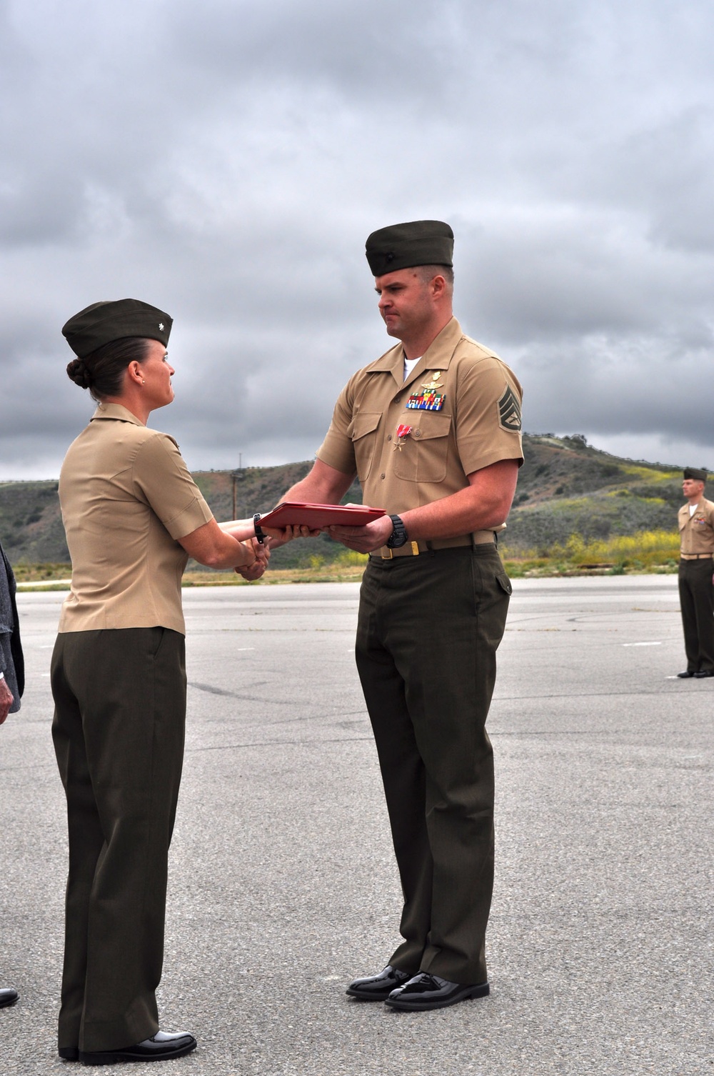 Counter Intelligence Marine receives Bronze Star with combat “V”