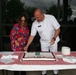 BACH Nurses cut cake honoring nurses during Nurses Week