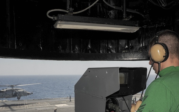 USS Dwight D. Eisenhower sailor captures flight operations