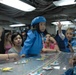 Girl Scouts visit USS George Washington