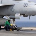 USS Ronald Reagan flight deck action