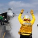 USS Ronald Reagan flight deck action