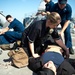 Training aboard USS Hue City