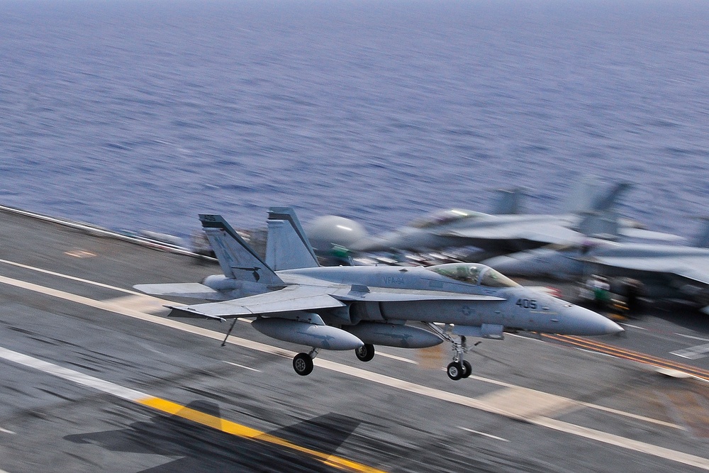 USS Carl Vinson action