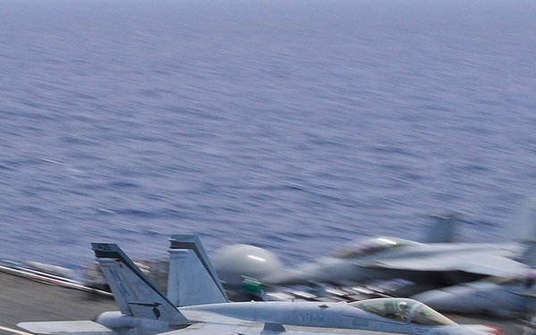 USS Carl Vinson action