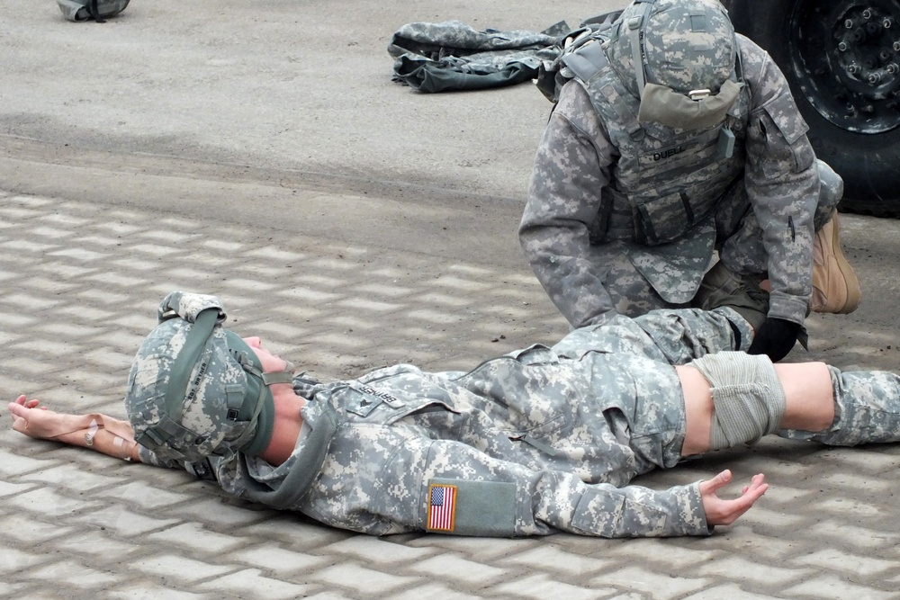 First aid and casualty evacuation training