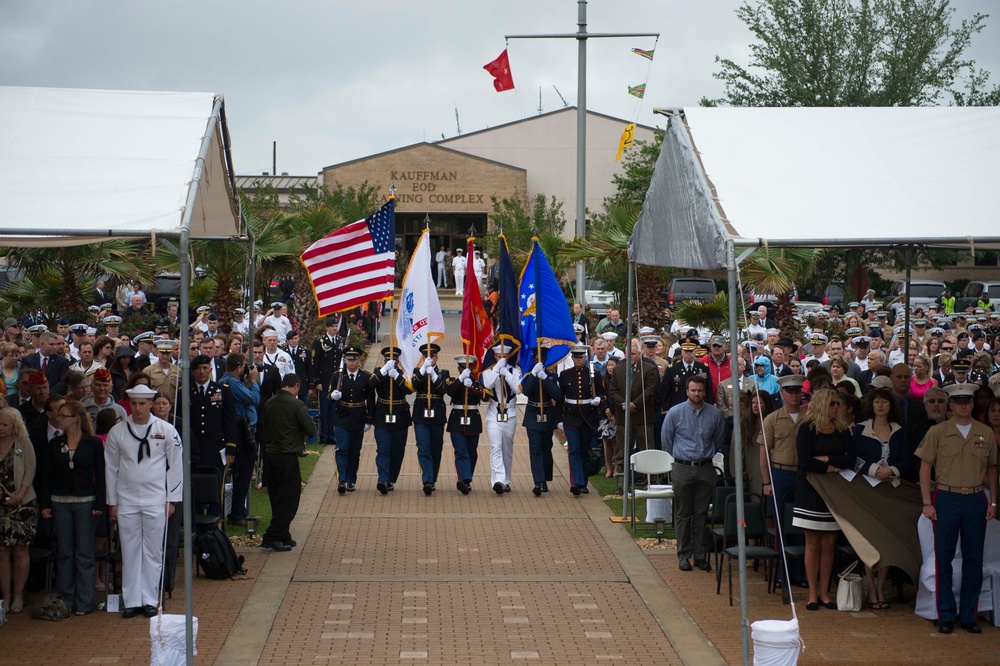 EOD memorial service