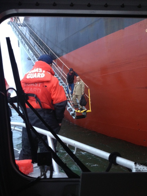 Coast Guard medevacs man from bulk carrier