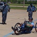 Navy veteran completes 3-and-a-half day ride to raise support for Spinal Injury Medical Center