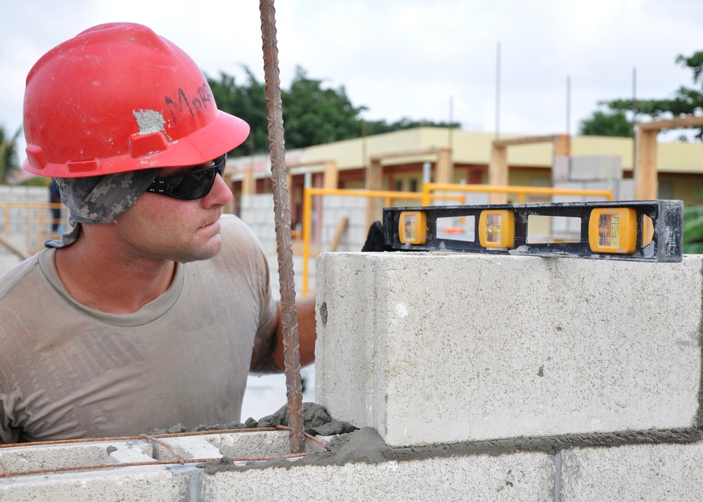 Block work continues at Louisiana Government Primary School