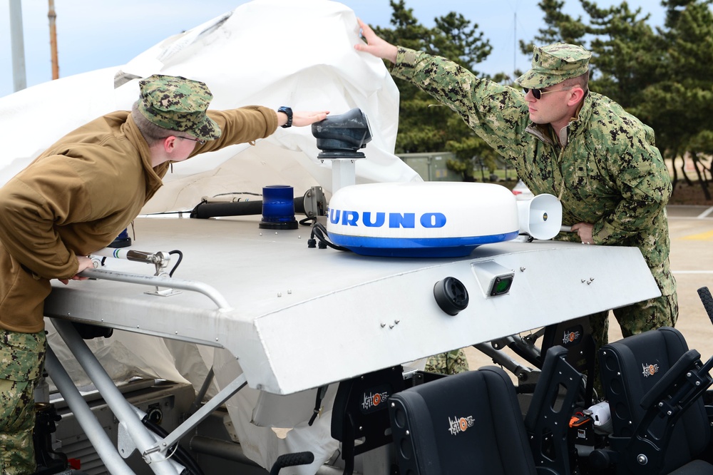 Port Security Unit 313 in Pohang, South Korea
