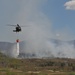 Wildfire air support at Camp Ethan Allen Training Site