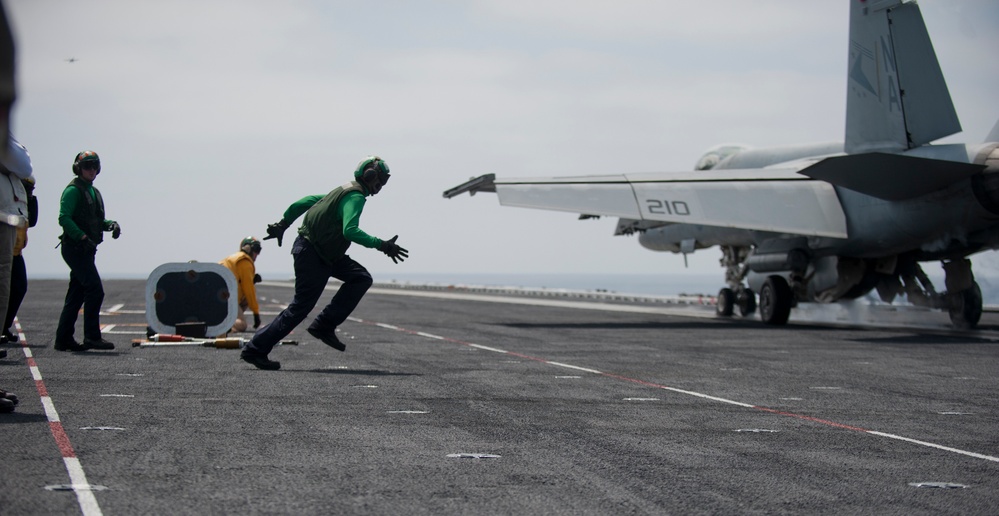 USS Carl Vinson action