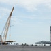 X-47B UCAS demonstrator loaded on USS George H.W. Bush