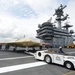 X-47B UCAS demonstrator loaded on USS George H.W. Bush