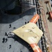 X-47B UCAS demonstrator loaded on USS George H.W. Bush