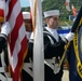 USS Warrior change of command ceremony