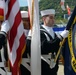 USS Warrior change of command ceremony