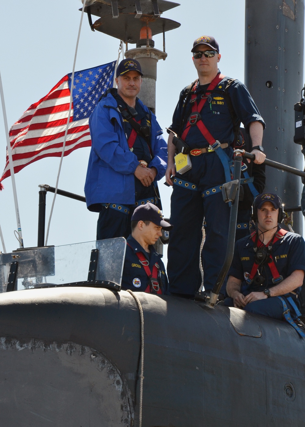 USS Dallas departs Groton