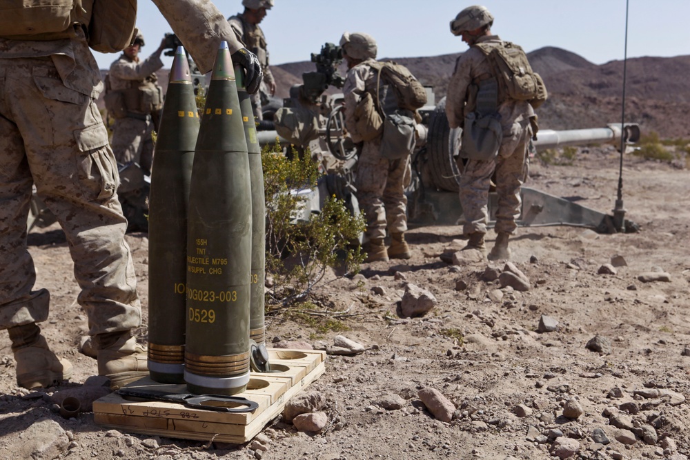 11th Marine Regiment Desert Fire Exercise