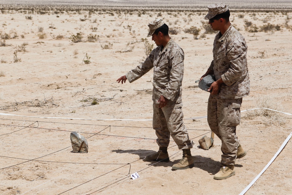 11th Marine Regiment Desert Fire Exercise