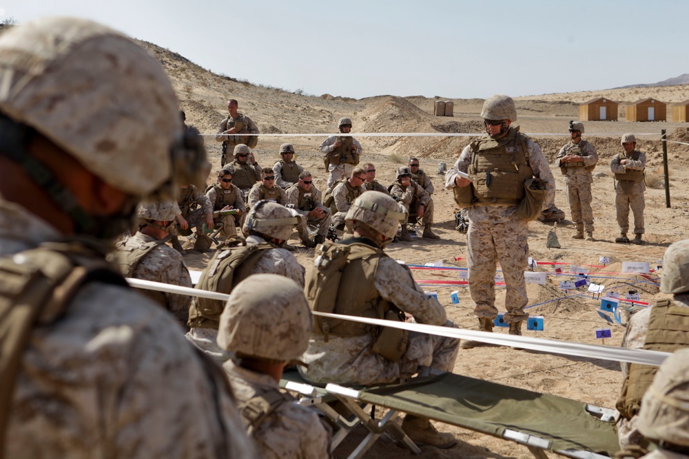 11th Marine Regiment Desert Fire Exercise