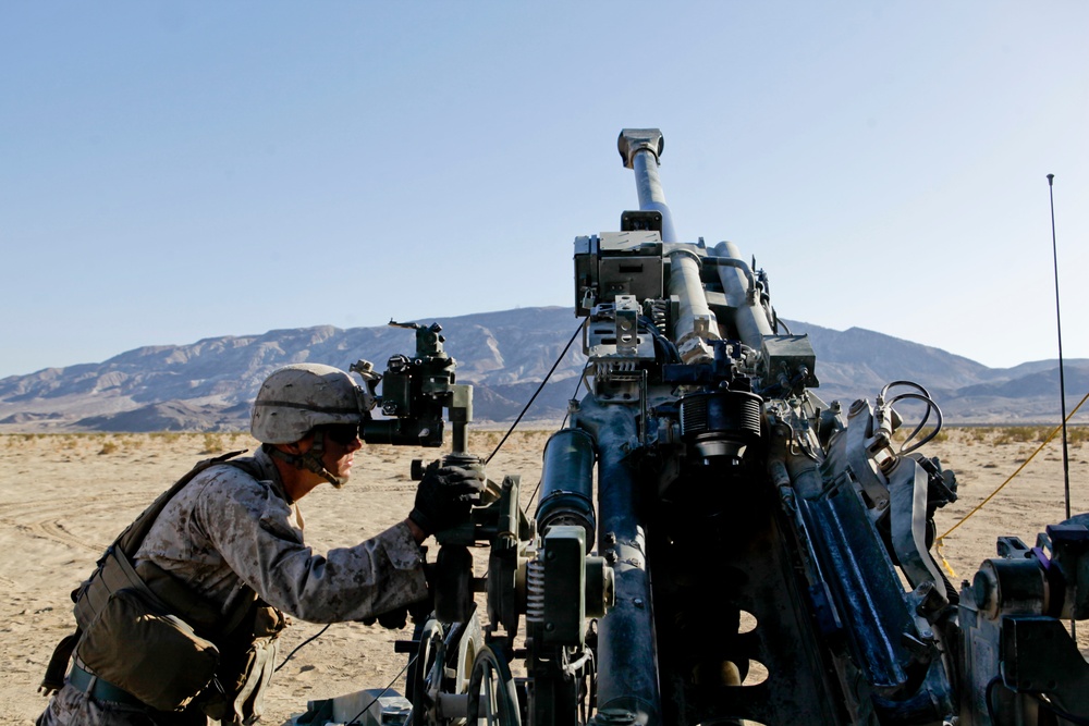 11th Marine Regiment Desert Fire Exercise