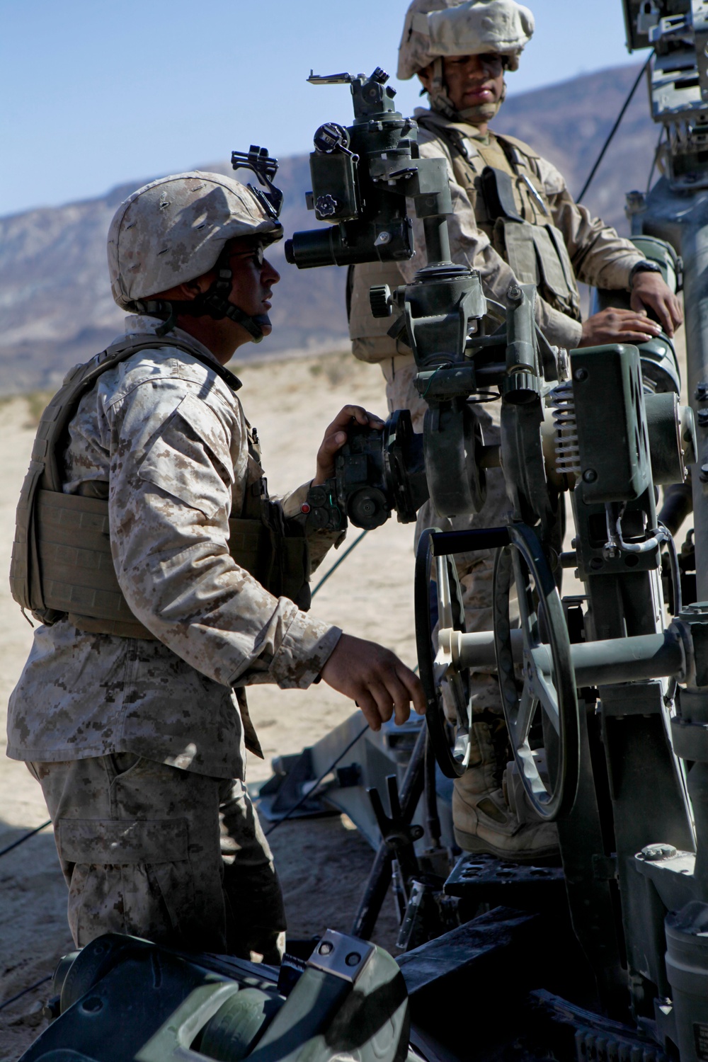 11th Marine Regiment Desert Fire Exercise