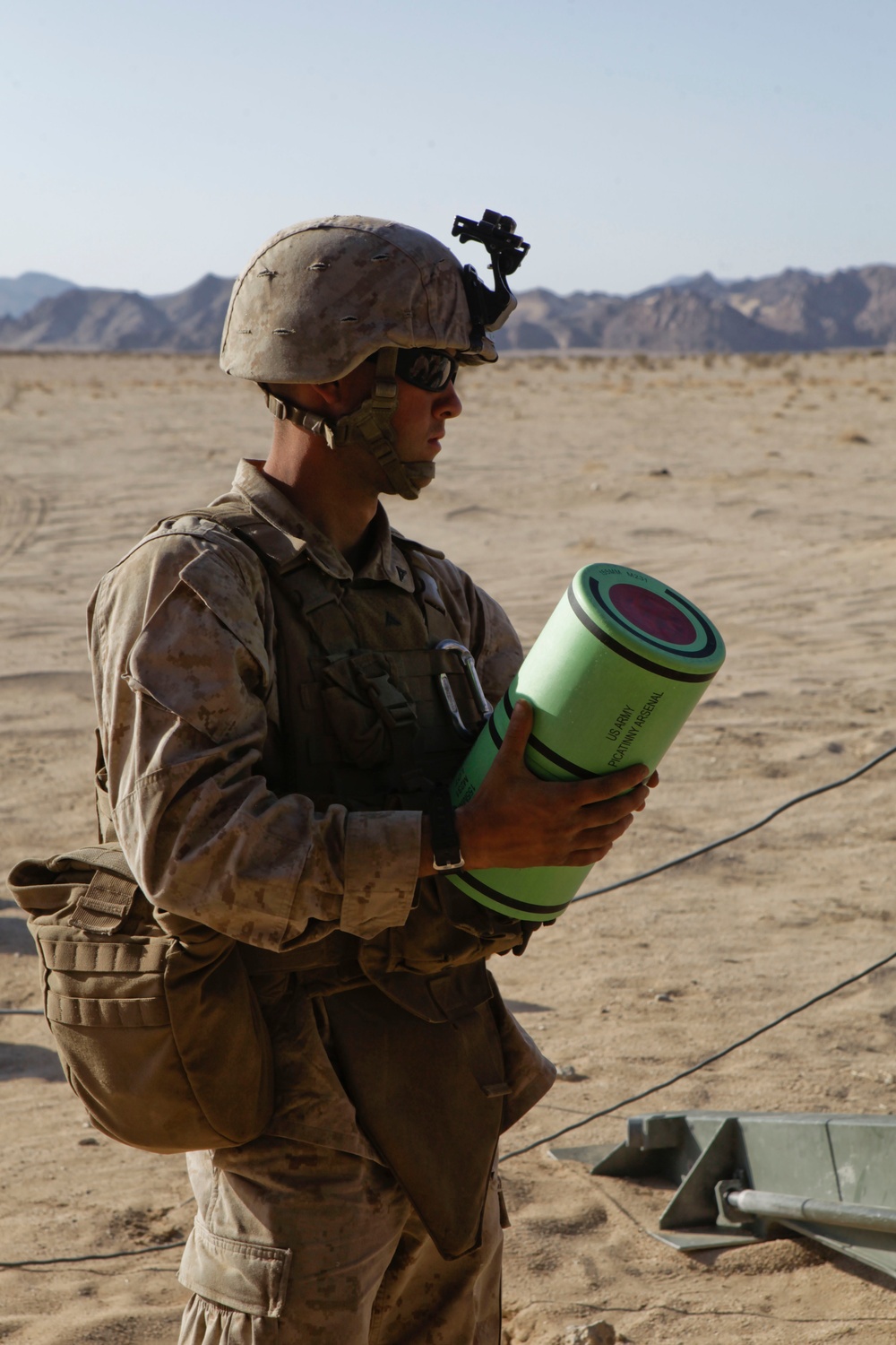 11th Marine Regiment Desert Fire Exercise