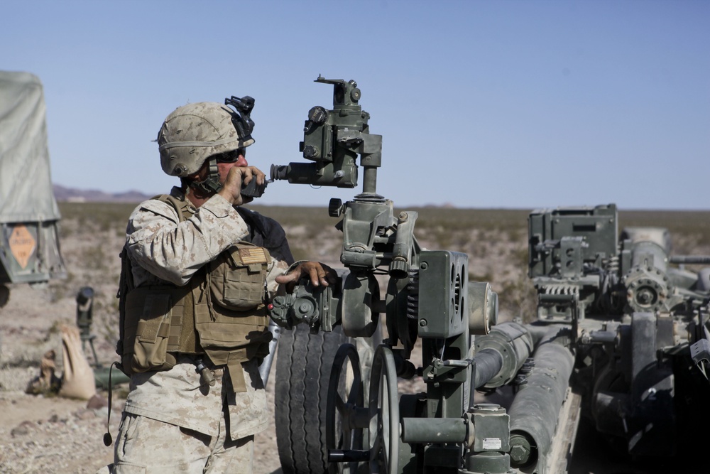 11th Marine Regiment Desert Fire Exercise