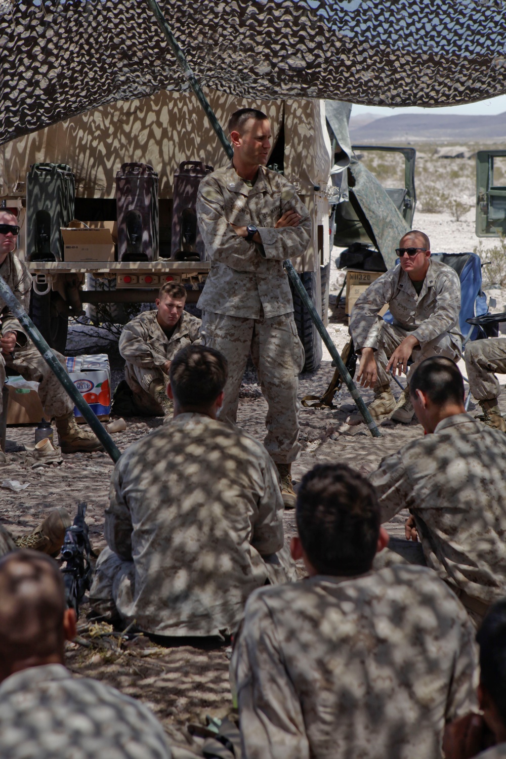 11th Marine Regiment Desert Fire Exercise