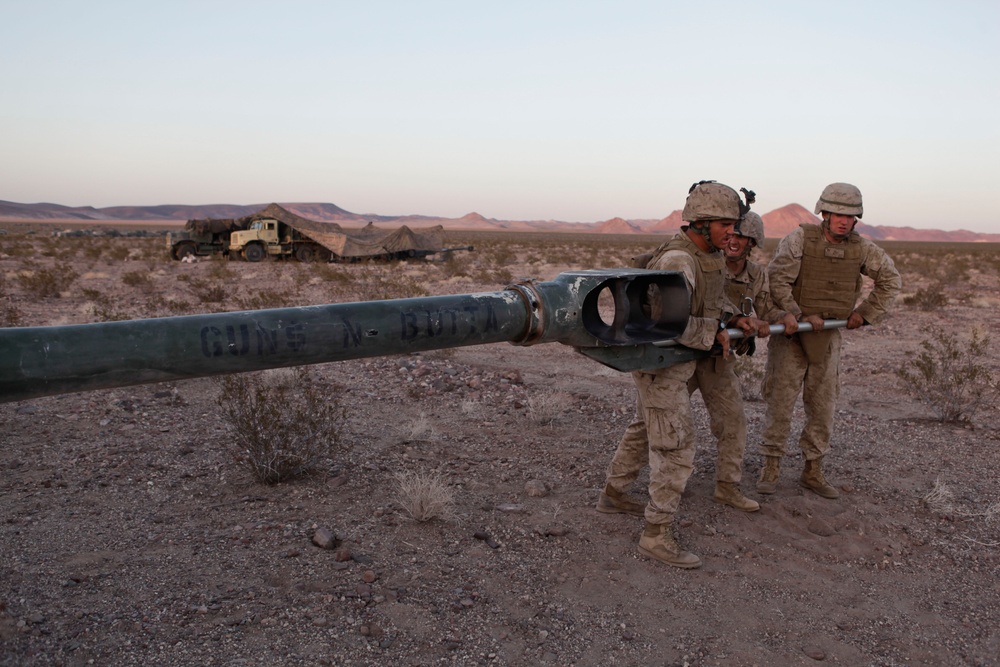 11th Marine Regiment Desert Fire Exercise