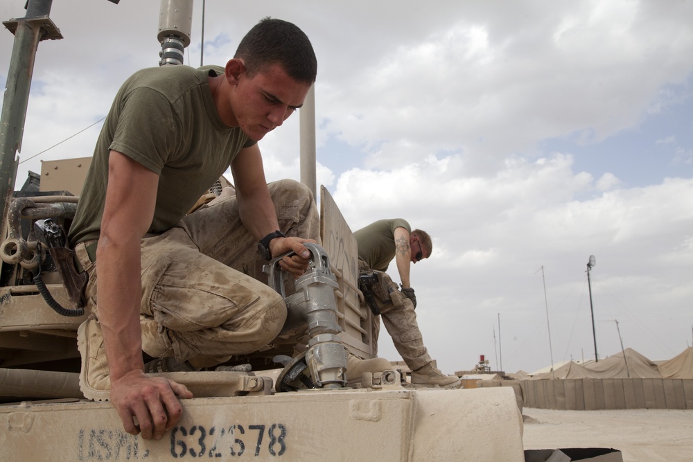 Shir Ghazay Scenes: Delta Company, 1st Tank Battalion