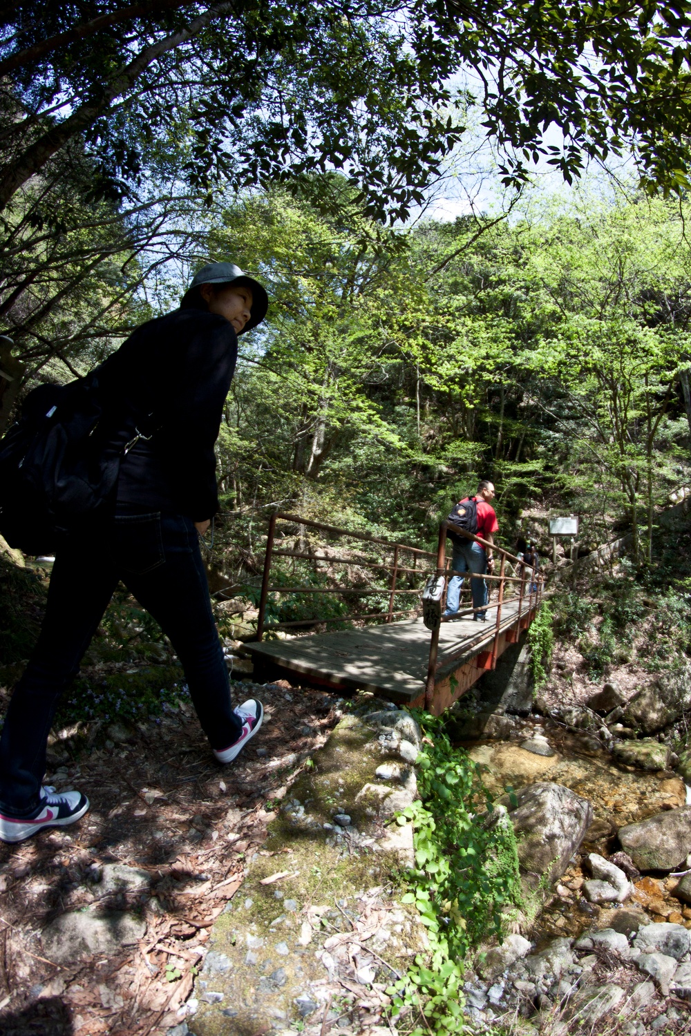 Hikers, campers explore Seven Falls