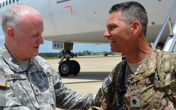 1st of the 167th returns to US