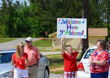 1st of the 167th Infantry returns to US