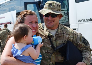 1st of the 167th returns to US