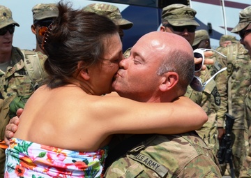 1st of the 167th returns to US