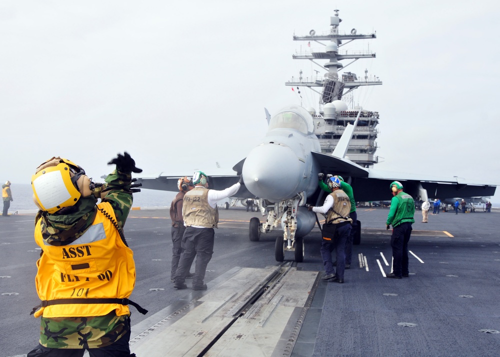 USS Ronald Reagan flight operations