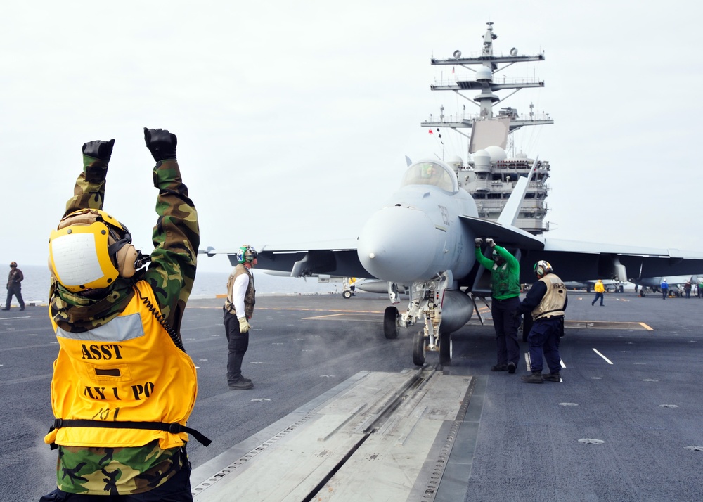 USS Ronald Reagan flight operations