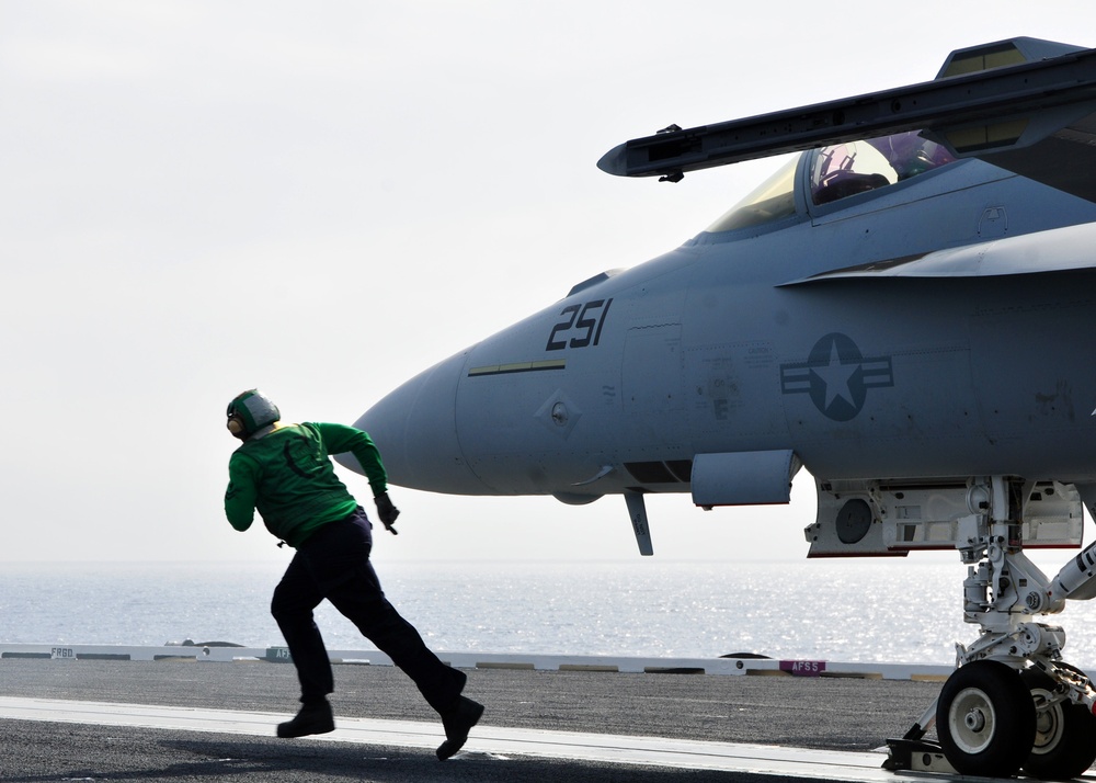 USS Ronald Reagan flight operations