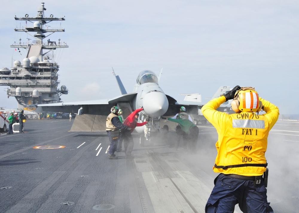 USS Ronald Reagan flight operations