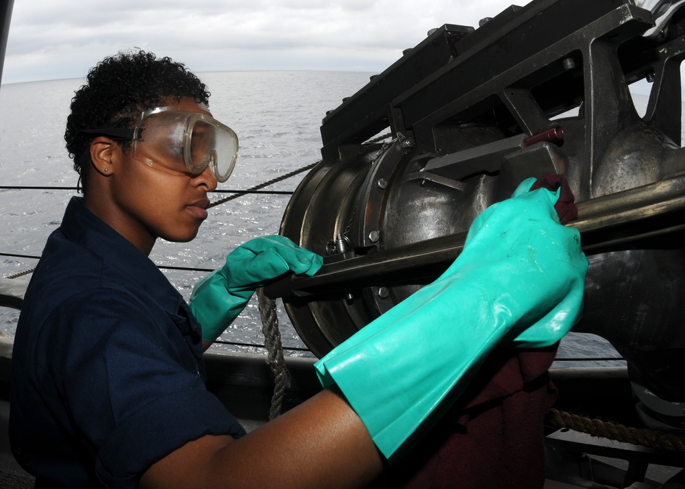 USS Ronald Reagan action