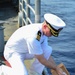 USS Monterey sailors conduct burial at sea