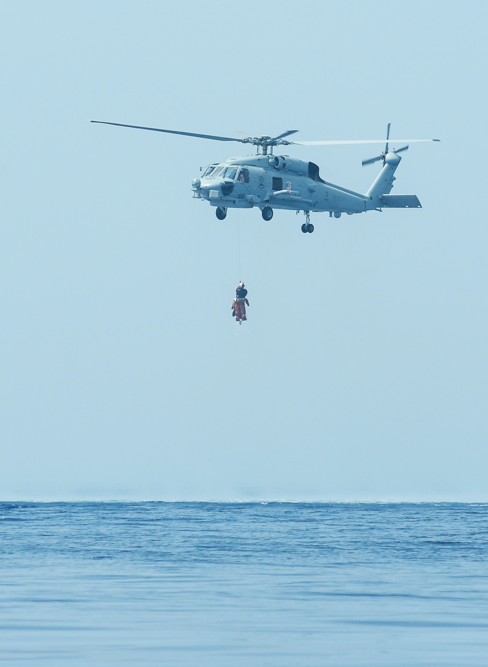 USS Monterey man overboard drill